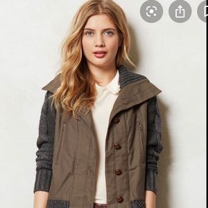 Anthropologie Dorsey Sweater Jacket